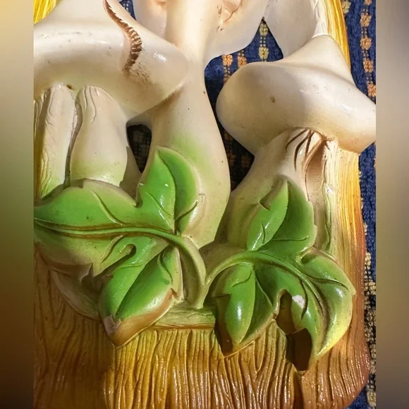 Vintage Mid-Century Mushroom Wall Décor - Set of 2 - Picture 5 of 6